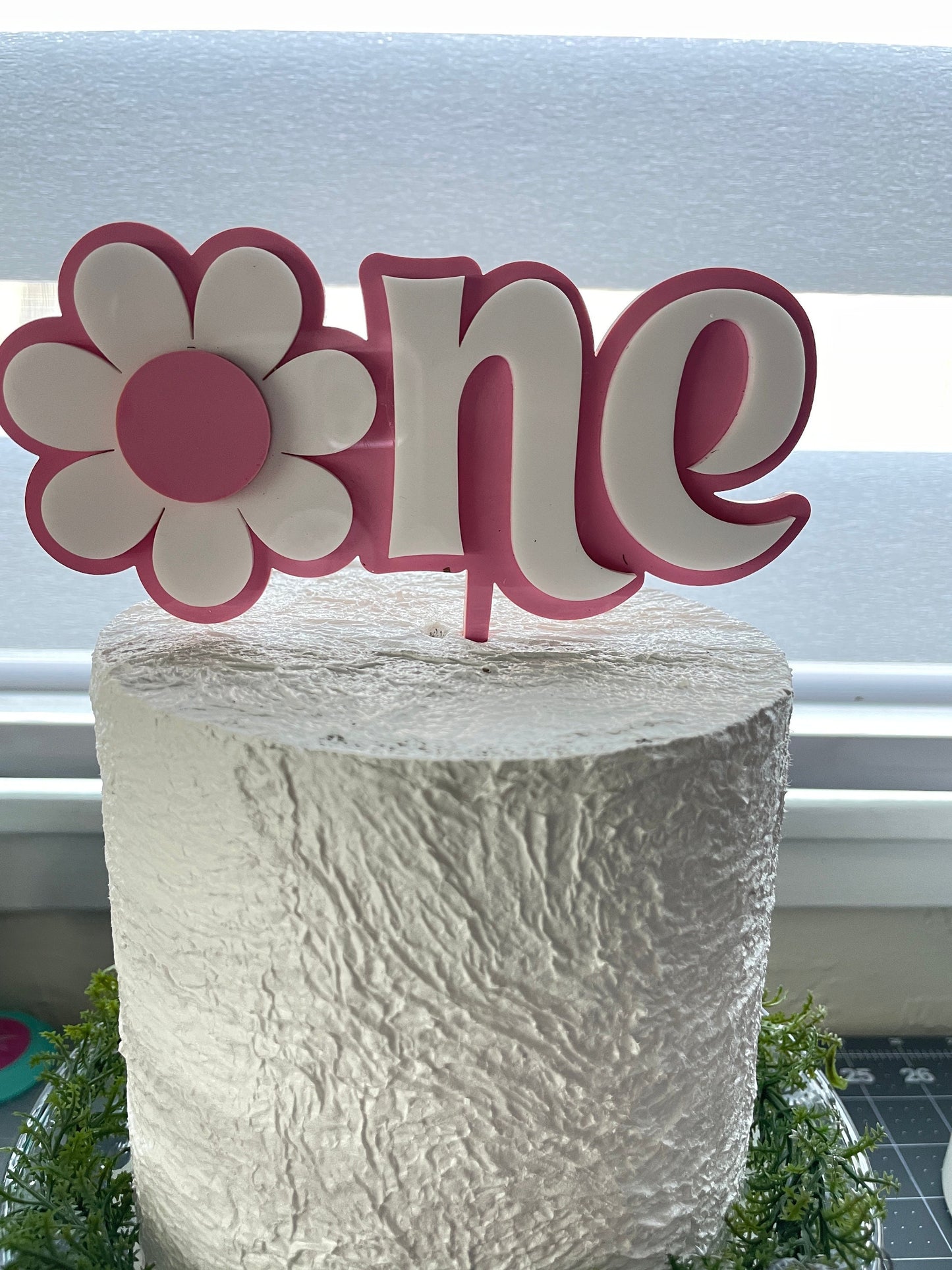 flower cake topper