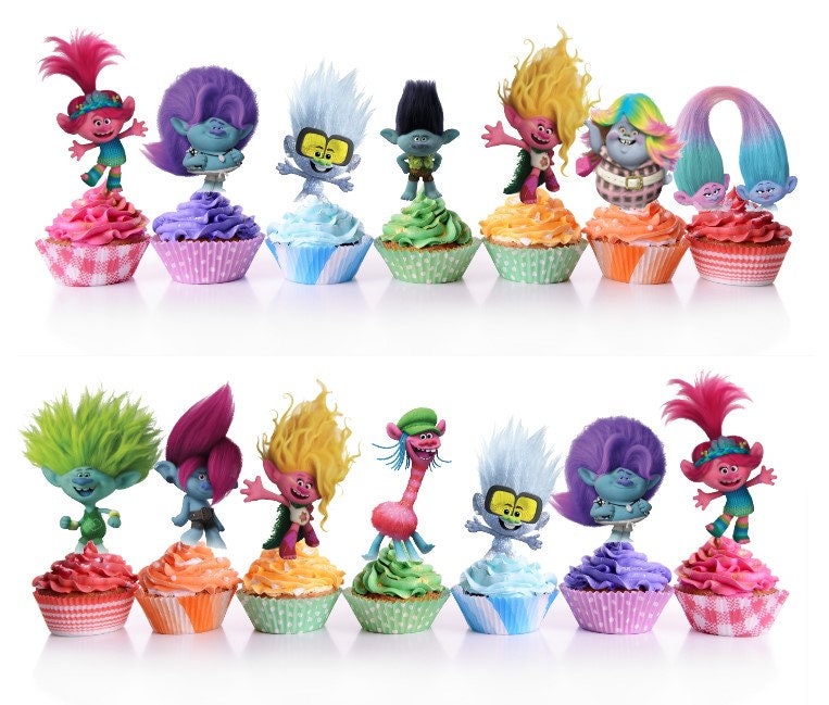 Trolls Cake Topper