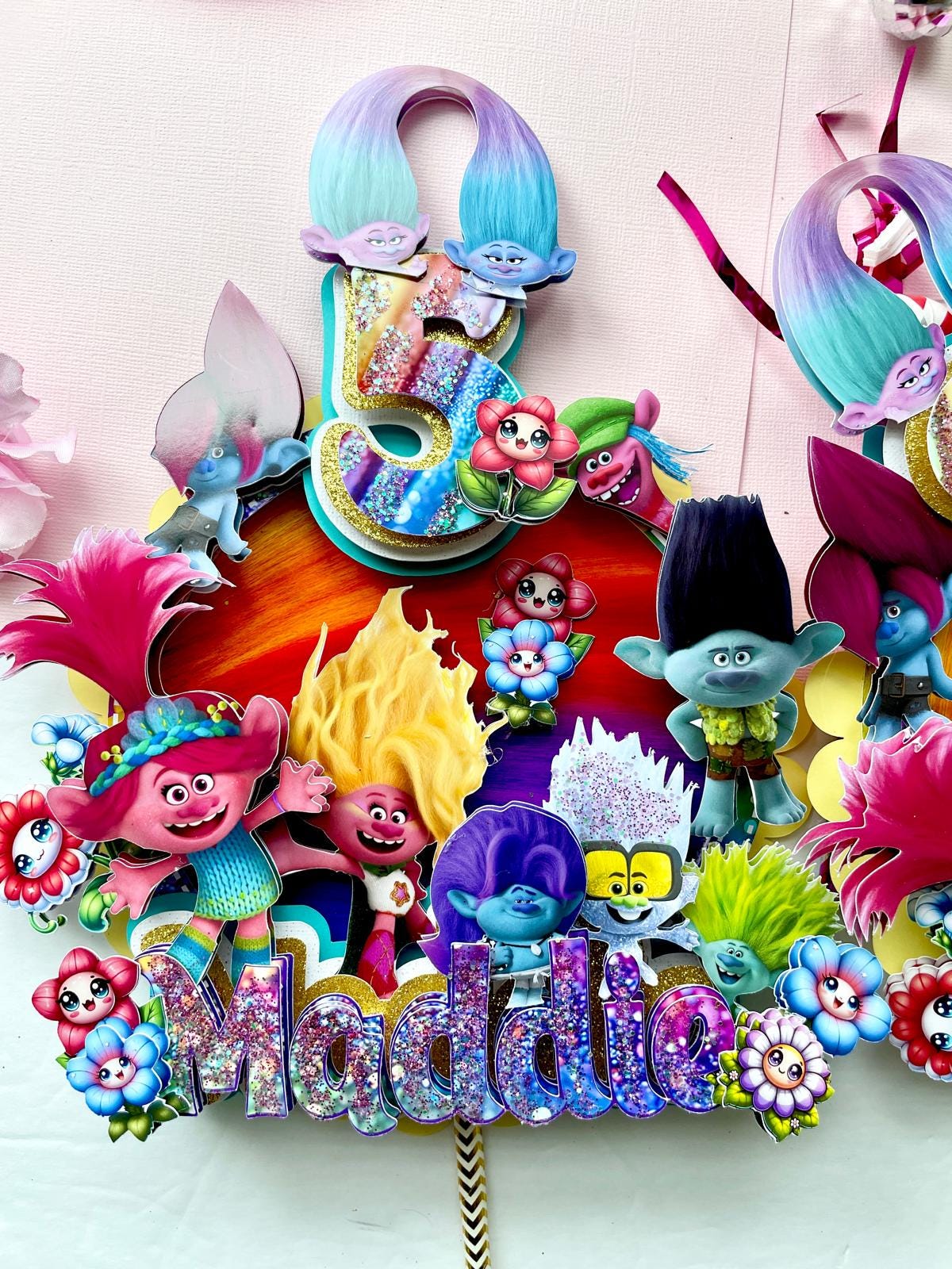 Trolls Cake Topper