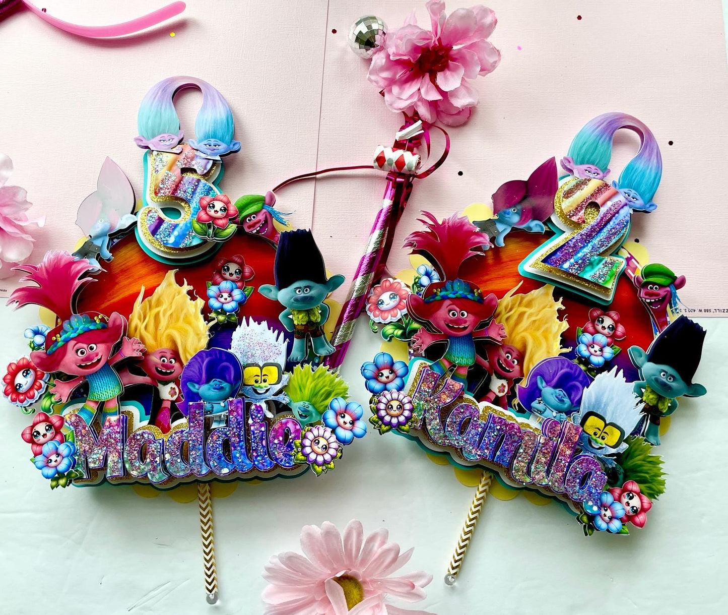 Trolls Cake Topper
