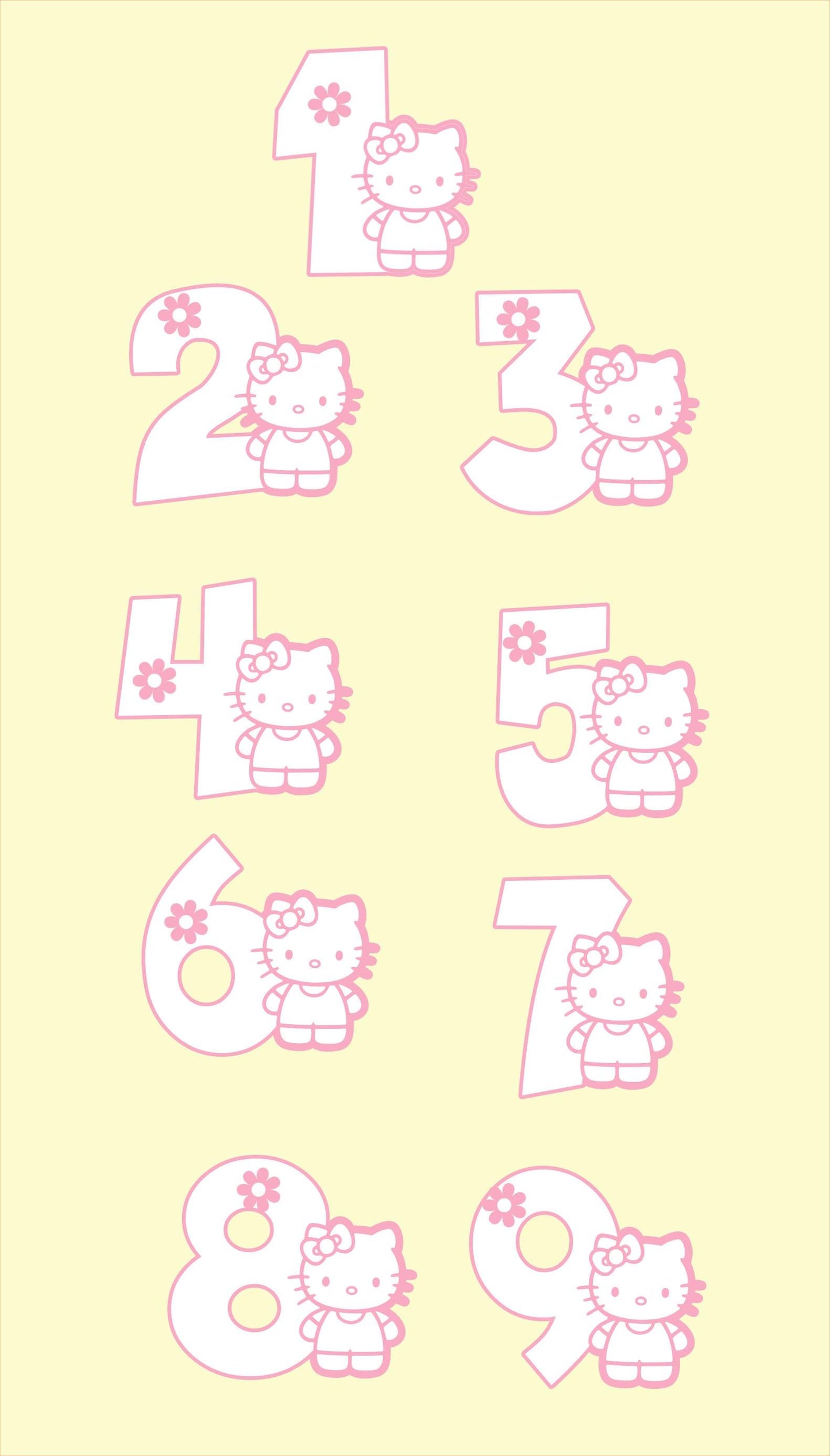 Hello Kitty cake topper