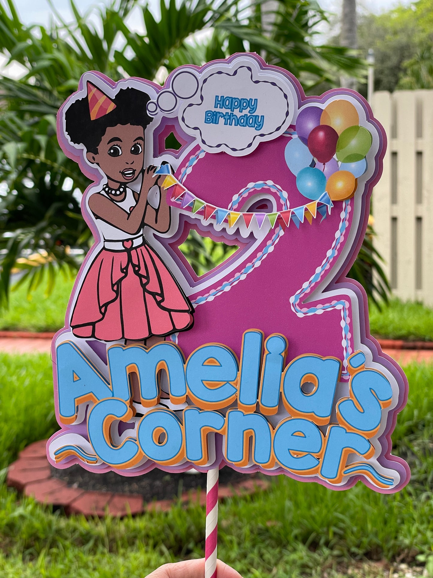GRACIE“S CORNER CAKE TOPPER