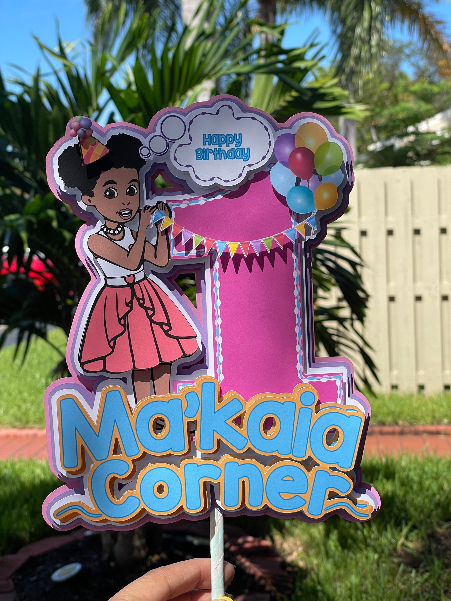 GRACIE“S CORNER CAKE TOPPER