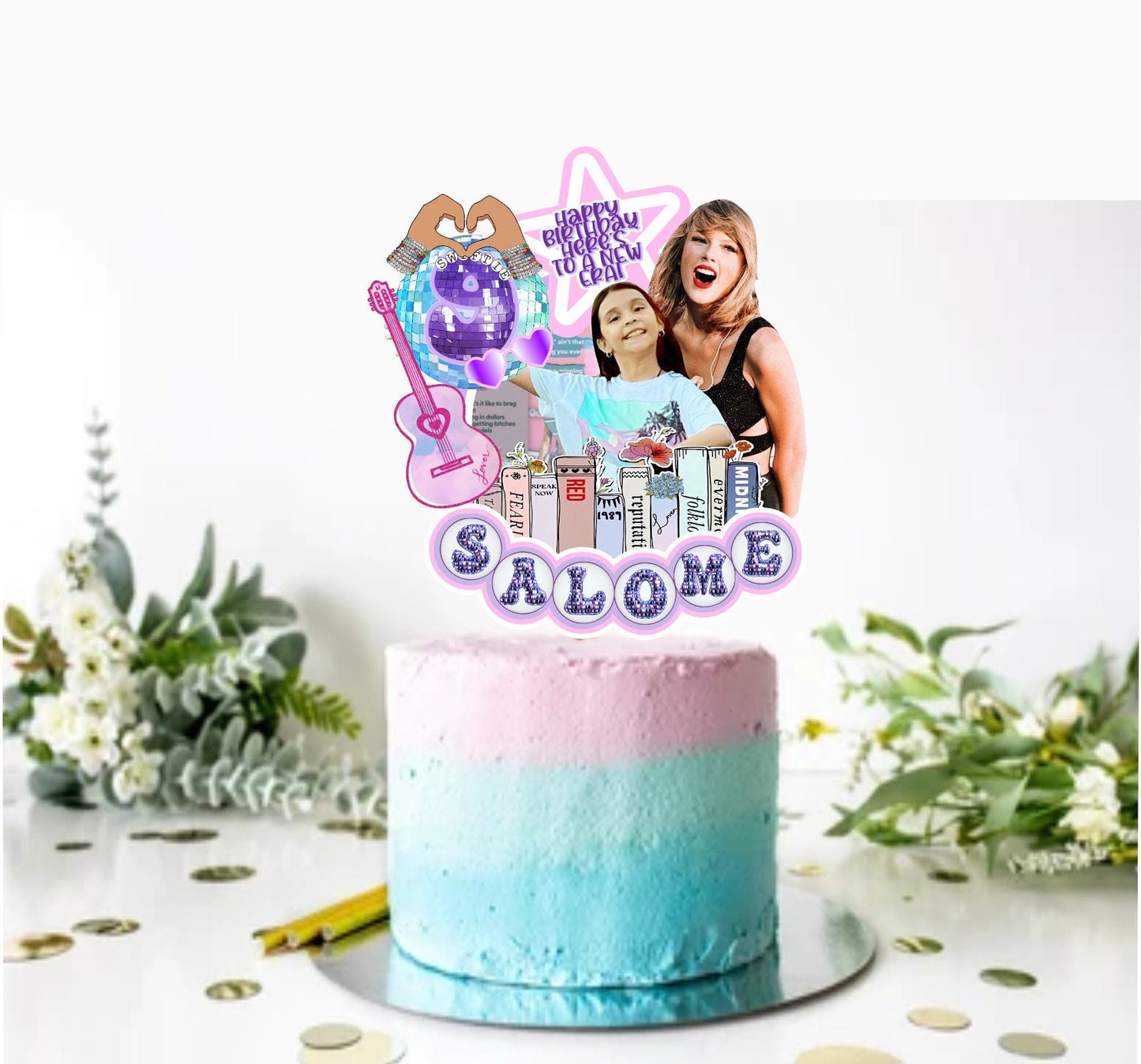 taylor swift cake topper