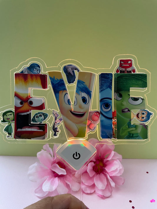 Inside Out 2 cake topper