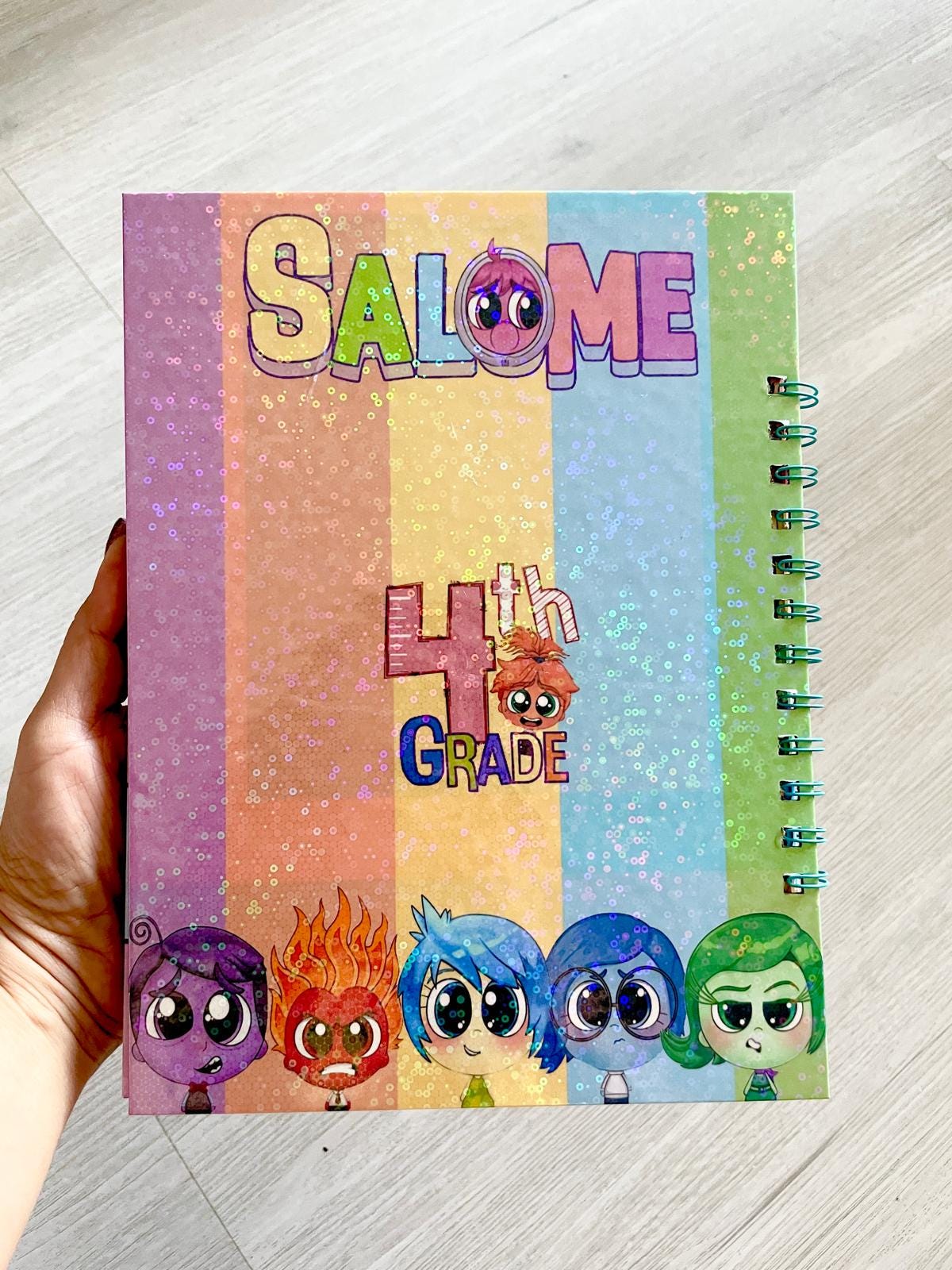 Baby cute kawaii inside out 2 notebook