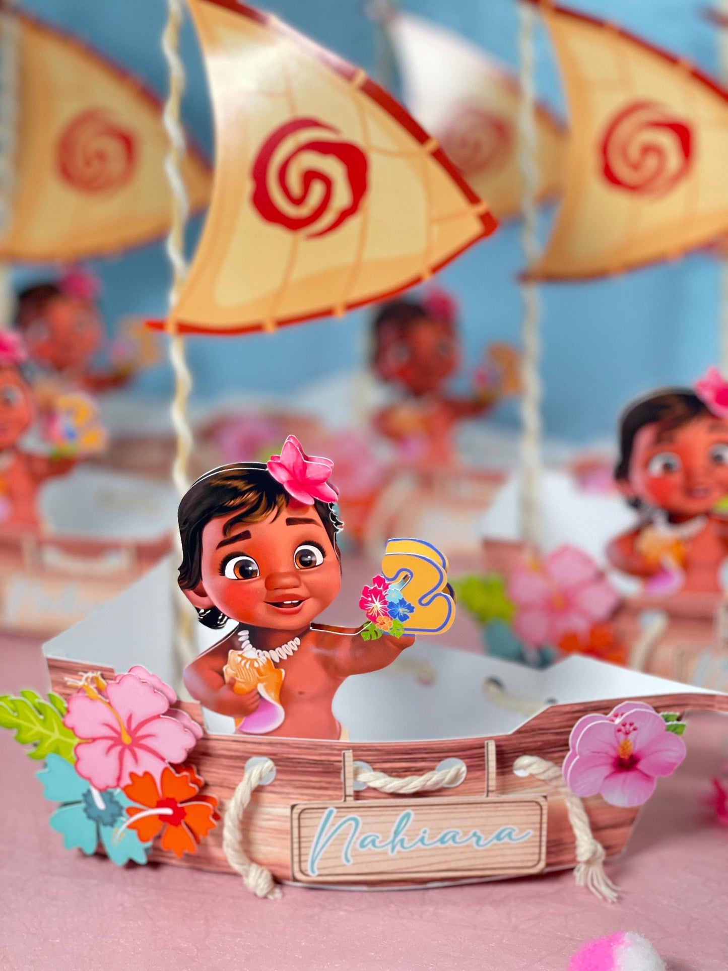 Moana Favor box,