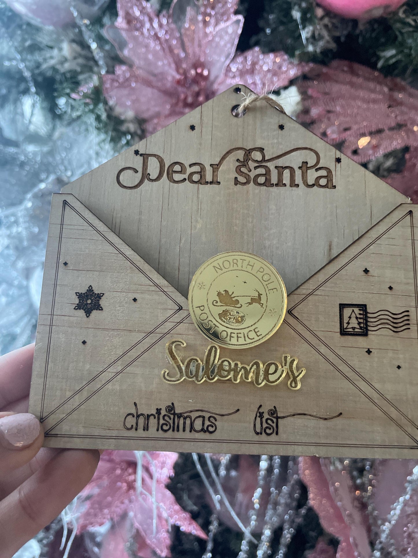 Dear Santa Envelope Ornament