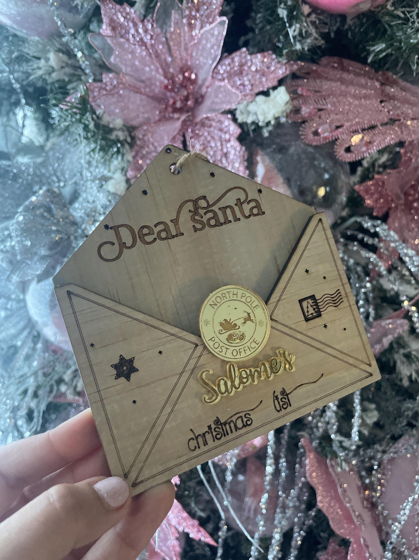 Dear Santa Envelope Ornament