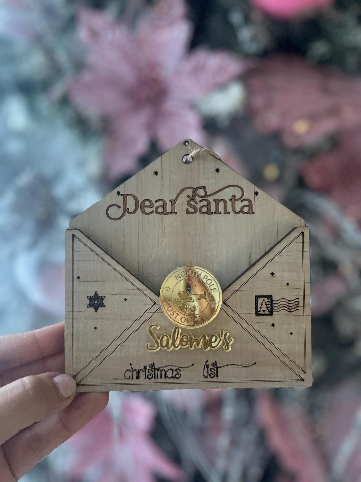 Dear Santa Envelope Ornament