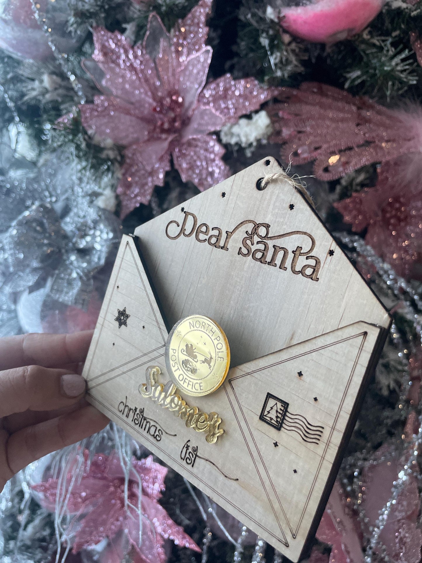 Dear Santa Envelope Ornament