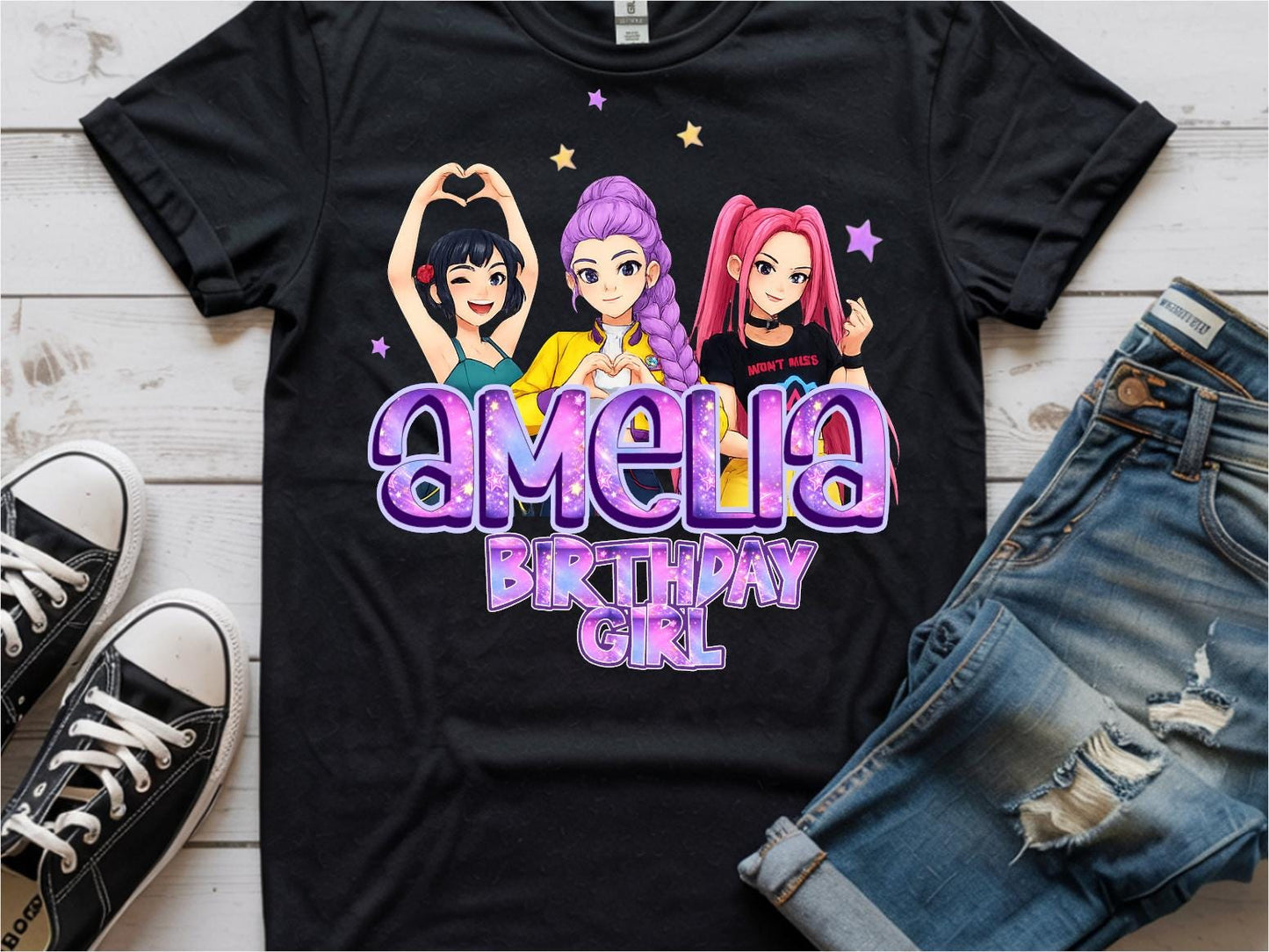 Huntri X Inspired Birthday Shirt – Birthday Girl Tee – Cute Birthday Outfit – Fan Gift