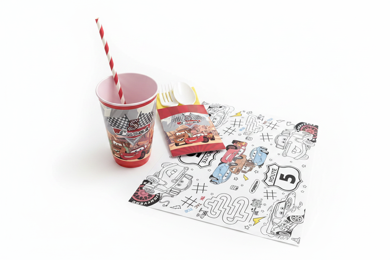 Disney Cars Personalized Party Set