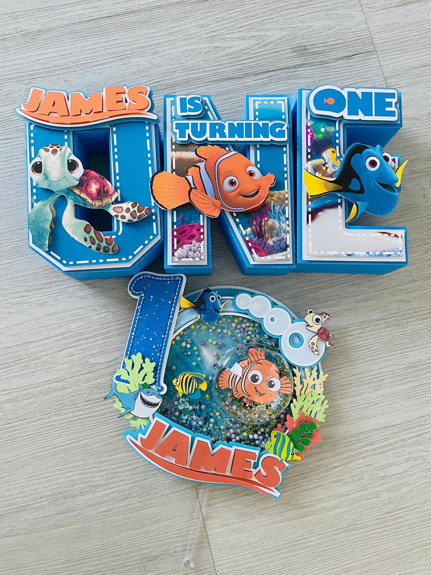 FINDING NEMO 3D Letters