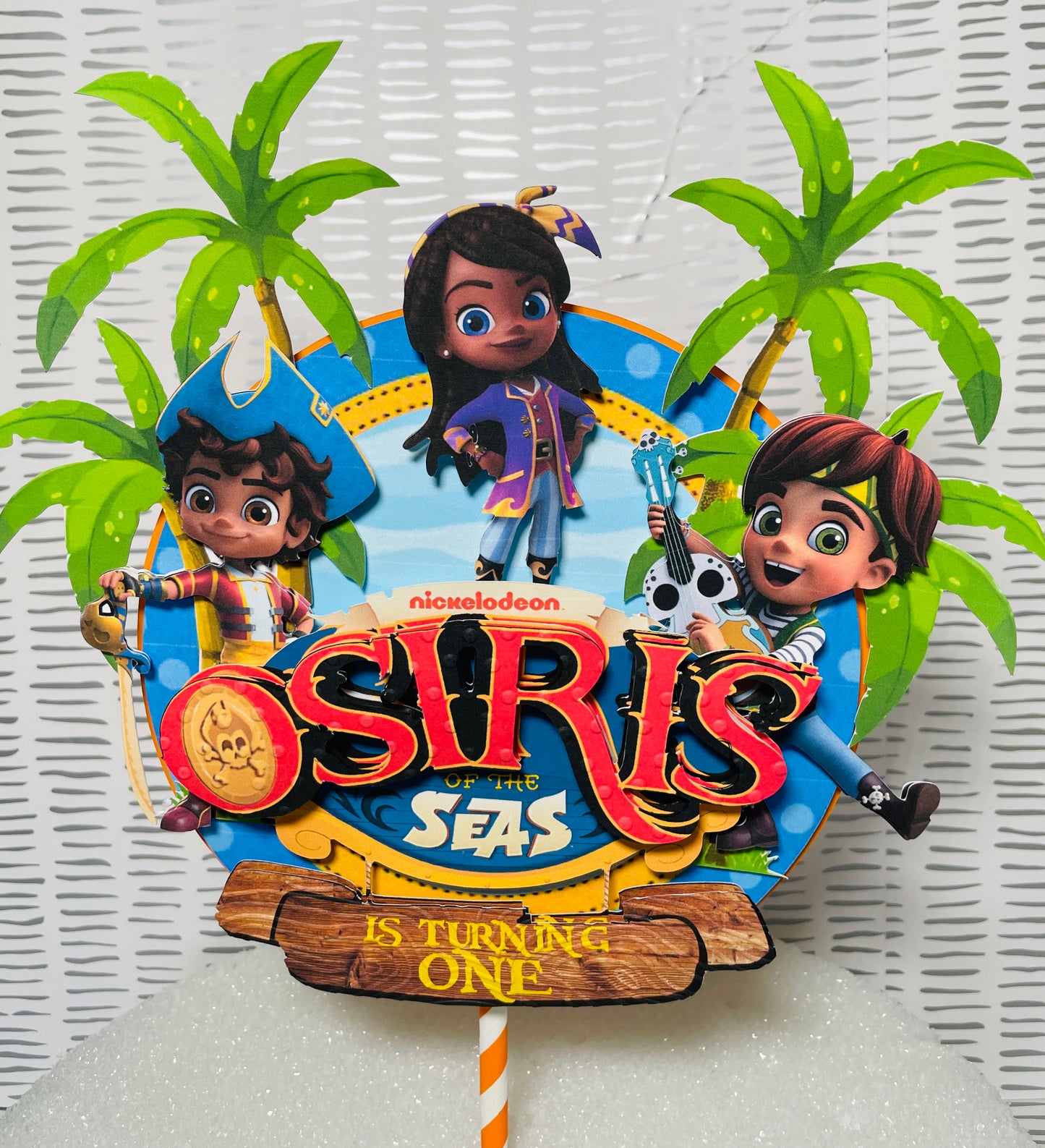 Santiago of the seas cake topper