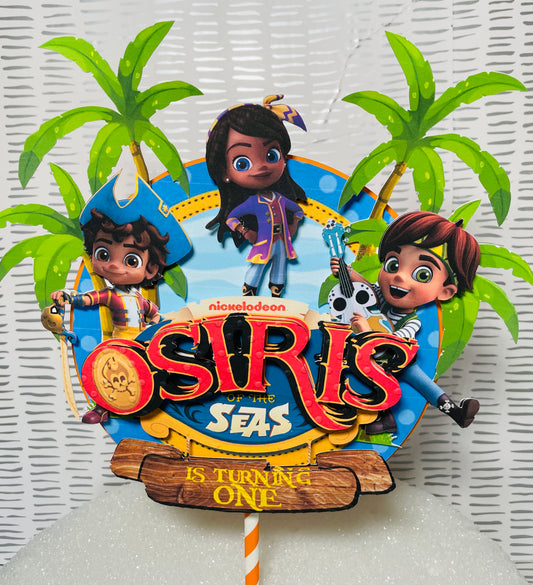 Santiago of the seas cake topper